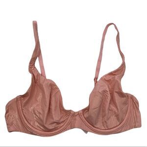 Victoria’s Secret bra sparkly womens pink peach size 34B